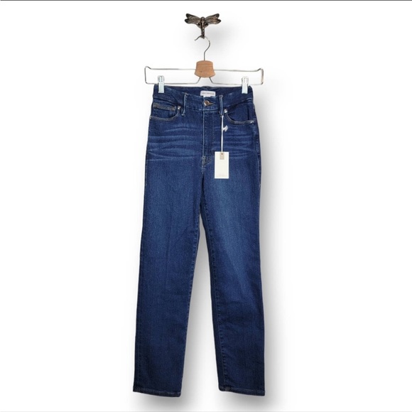 Good American always fits classic good A size 00-4 jeans - Picture 3 of 10